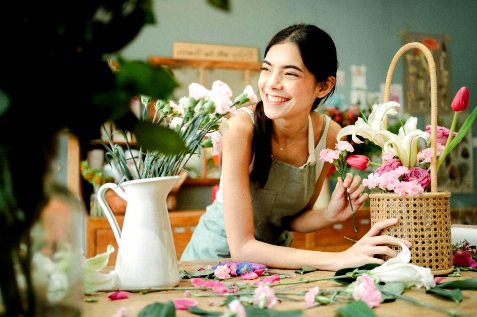 Professional floral styling techniques